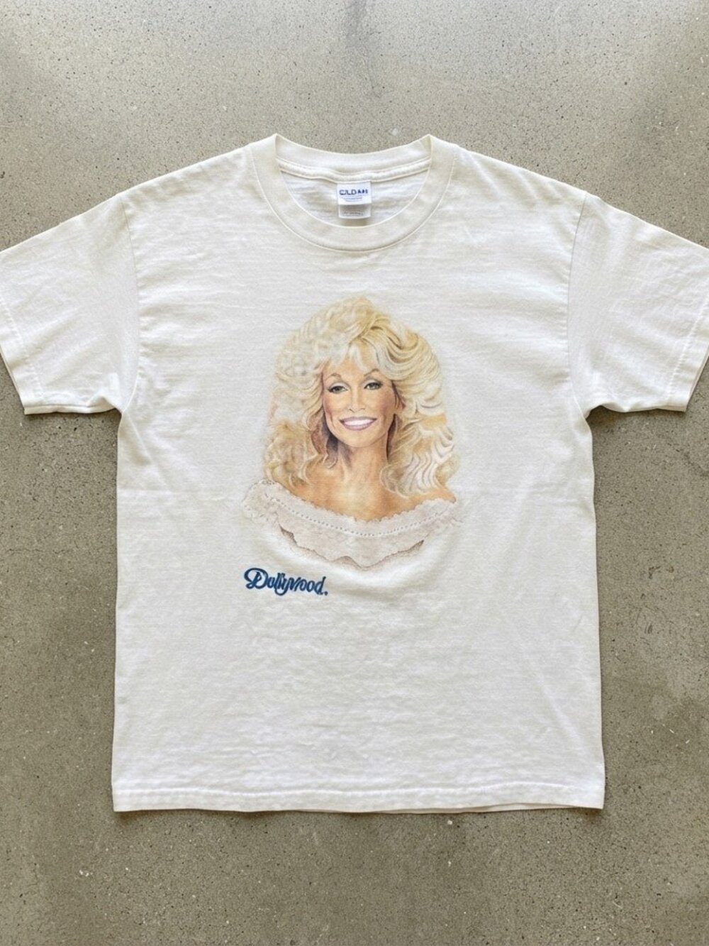 Vintage 80s 90s Dolly Parton Dollywood Country Music White T-Shirt S-4XL